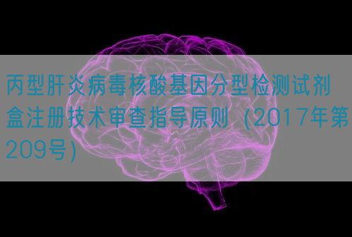 丙型肝炎病毒核酸基因分型檢測試劑盒注冊技術(shù)審查指導(dǎo)原則(2017年第209號)(圖1) 丙型肝炎病毒核酸基因分型檢測試劑盒注冊技術(shù)審查指導(dǎo)原則(2017年第209號)(圖1)