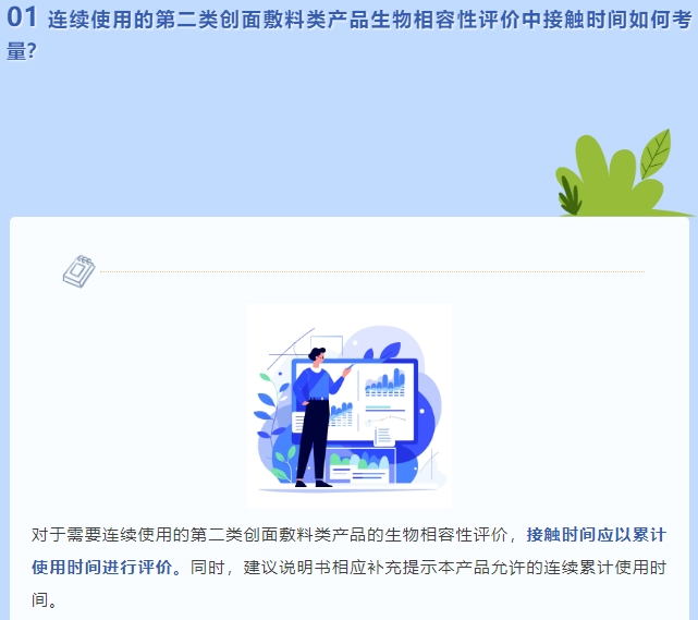連續(xù)使用的第二類(lèi)創(chuàng)面敷料類(lèi)產(chǎn)品生物相容性評(píng)價(jià)中接觸時(shí)間如何考量？(圖2)