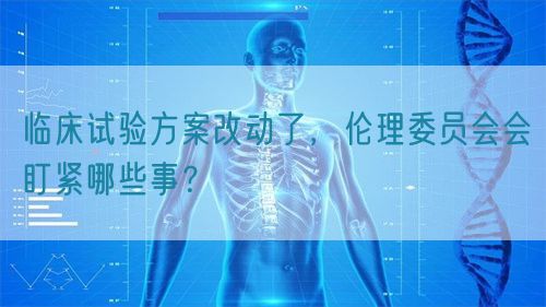 臨床試驗方案改動了，倫理委員會會盯緊哪些事？(圖1)