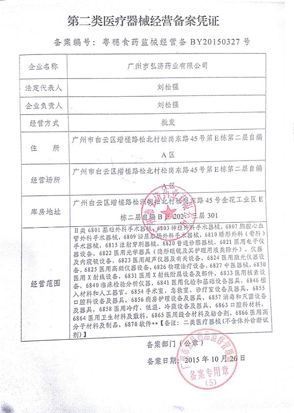 二類醫(yī)療器械經(jīng)營備案憑證申請材料有哪些？(圖2)