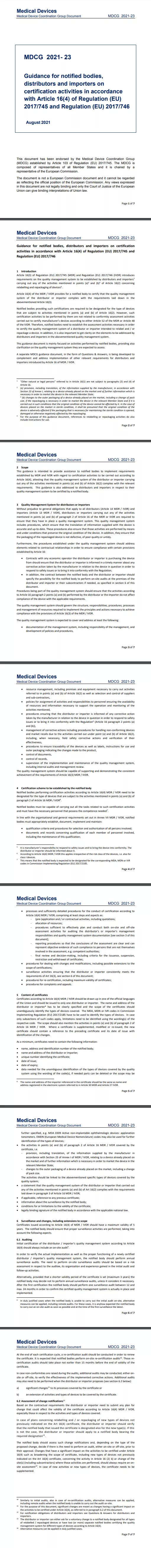 歐盟MDR和IVDR的分銷商和進口商的質量體系如何審批？(圖2)